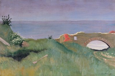 廃墟、ヴィラービル、1913 作： Felix Edouard Vallotton