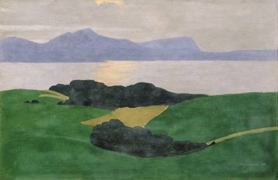 サレーヴと湖、1900 作： Felix Edouard Vallotton