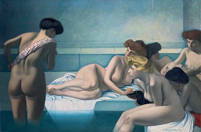 トルコ風呂 作： Felix Edouard Vallotton
