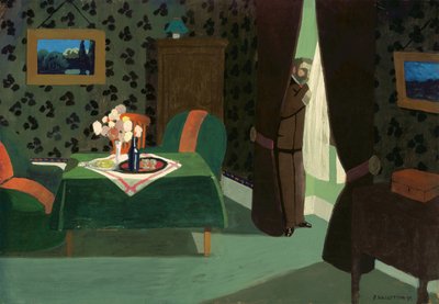 待ち、1899年。 作： Felix Edouard Vallotton