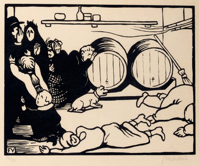 これは戦争です、1915-16 作： Felix Edouard Vallotton