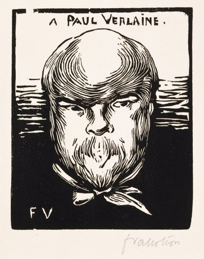 ポール・ヴェルレーヌへ 作： Felix Edouard Vallotton