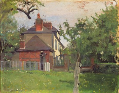 オンフルールのヴィラボーリュー、1909年 作： Felix Edouard Vallotton