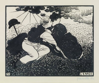 「エモイ、1894 作： Felix Edouard Vallotton
