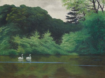 「サンジェームス島、1922年 作： Felix Edouard Vallotton