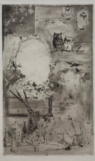 日本式洗礼 作： Felix Hilaire Buhot