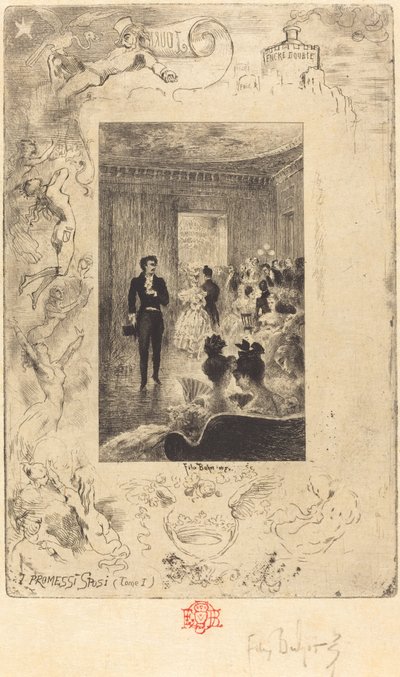 婚約者（婚約者） 作： Felix Hilaire Buhot