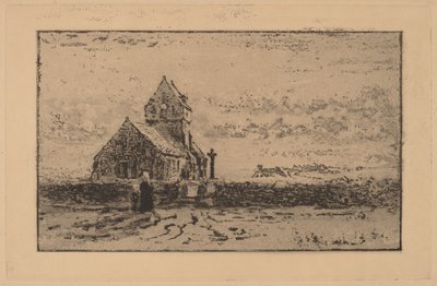 ジョブール教会、1887年。 作： Felix Hilaire Buhot