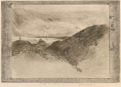 崖: サン・マロ湾 崖: サン・マロ湾, 18861890. 作： Felix Hilaire Buhot