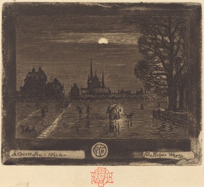 門限 門限 [直訳]、18741875。 作： Felix Hilaire Buhot
