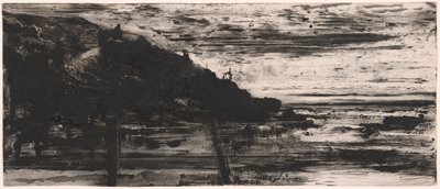 ディナールの海景 作： Felix Hilaire Buhot