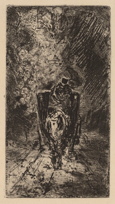 脾臓と理想、c。 1876年。 作： Felix Hilaire Buhot