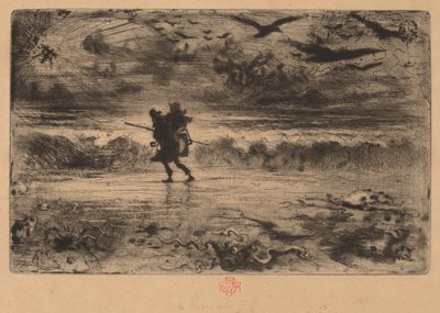 海の画家 作： Felix Hilaire Buhot