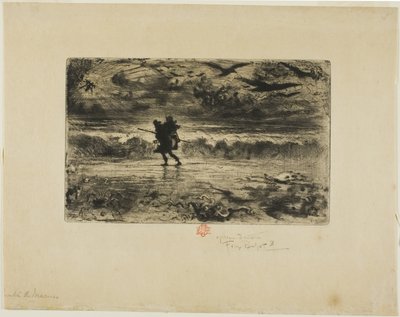 海景の画家 作： Felix Hilaire Buhot
