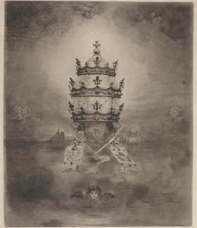 ティアラ、1888年。 作： Felix Hilaire Buhot