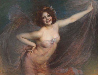 ロイ・フラーの肖像 作： Felix Hippolyte Lucas