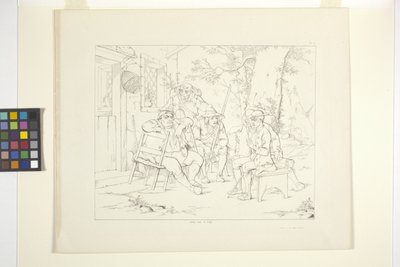 リップヴァンウィンクルのイラスト、プレート3（リトグラフ） 作： Felix Octavius Carr Darley