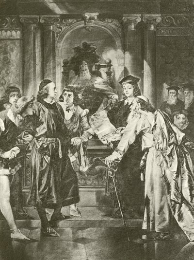 ヴェネツィアの商人。 Act IV-Scene I（グラビア） 作： Felix Octavius Carr Darley