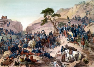 1840年のアルジェリア・コンケテのエピソード - ムーザイア峠の戦い（1840年） - オルレアン公がフランス軍の指揮を執る - フィリッポトーの彫刻 - 1日のムーザイア峠のテニア戦でフランス軍が勝利する 作： Felix Philippoteaux