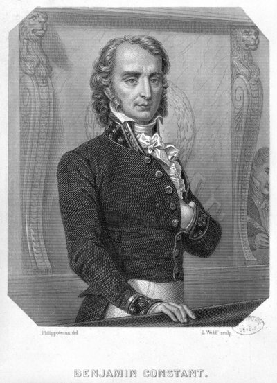 トリビューンでのアンリベンジャミンコンスタントデレベック（1767-1830） 作： Felix Philippoteaux
