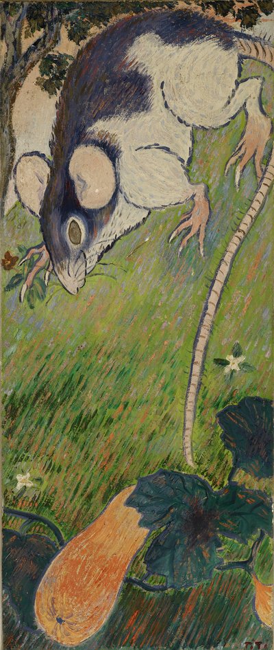 鼠（1890年代頃 作： Felix Pissarro