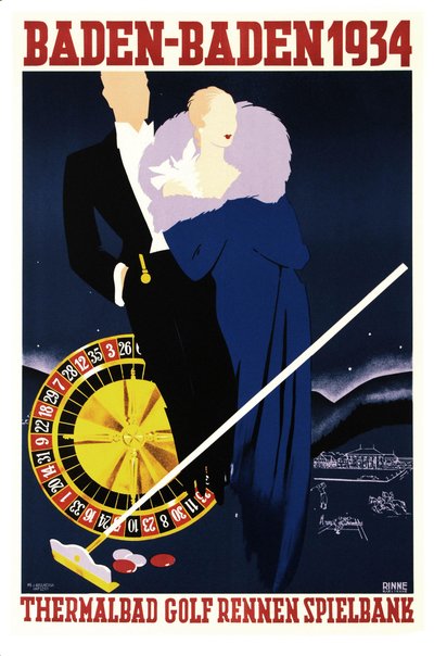 バーデンバーデン1934、1934。 作： Felix Rinne