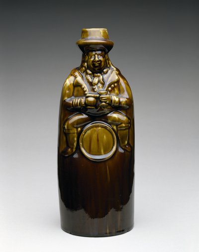 トビーバレルフラスコまたはボトル 作： Fenton and Co. Lyman