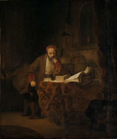 書斎の学者」1640年頃（油彩・キャンバス 作： Ferdinand Bol