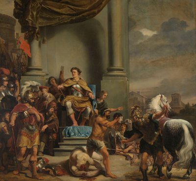 ティトゥス・マンリウス・トルクアトゥス領事が息子の首をかしげるよう命じる 作： Ferdinand Bol