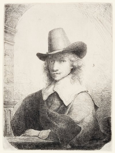 ハイハットの男、1645-50年頃 作： Ferdinand Bol
