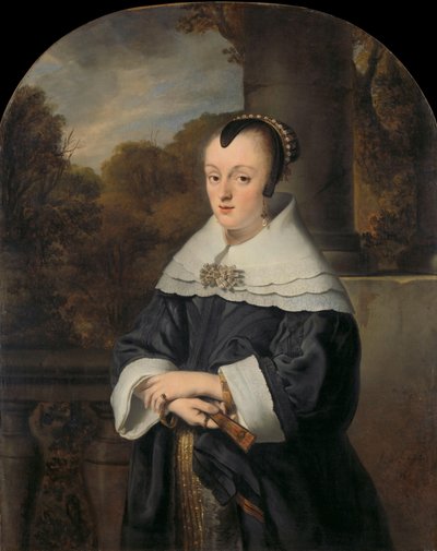 マリア・レイの肖像 マリア・レイ (1630/31-1703)。 ロエロフ・ムーレナーの妻 作： Ferdinand Bol