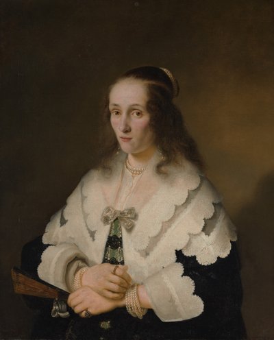 女性の肖像画 作： Ferdinand Bol
