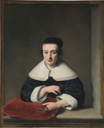 開口部の女性の肖像 作： Ferdinand Bol