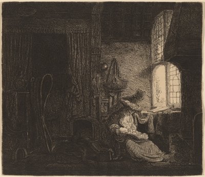 部屋の中の家族 作： Ferdinand Bol