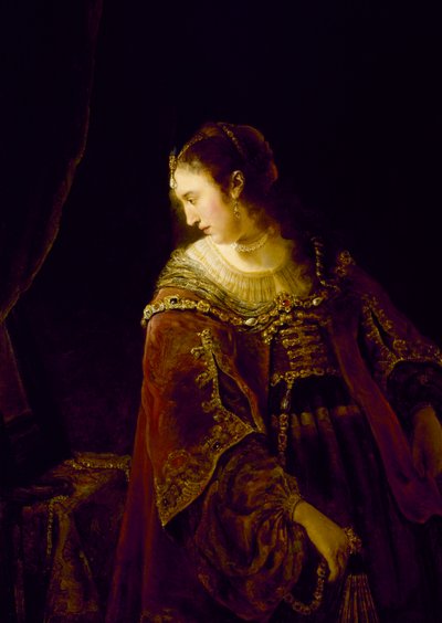 化粧台の女」1645年頃（油彩・キャンバス 作： Ferdinand Bol