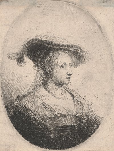 楕円形の女性 作： Ferdinand Bol