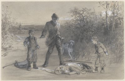 Zijtje の死体でハンターの Teun 作： Ferdinand Carl Sierich