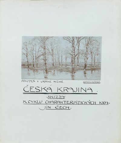 チェコの風景「チェスカ・クライナー」の 16 のビュー 作： Ferdinand Engelmuller