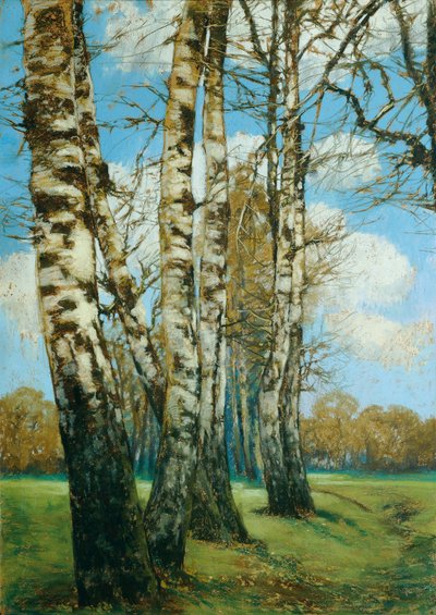 白樺 作： Ferdinand Engelmuller