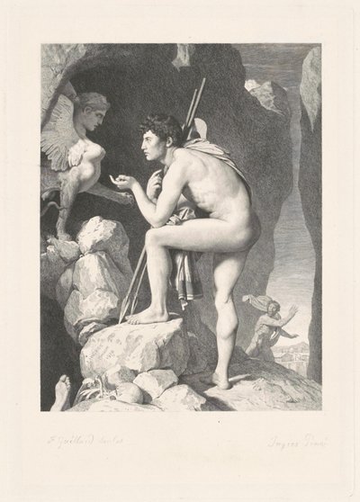 オイディプス 作： Ferdinand Gaillard, after Jean Auguste Dominique Ingres