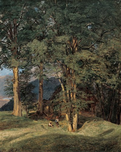 イシュル近くのカエデの木 作： Ferdinand Georg Waldmuller