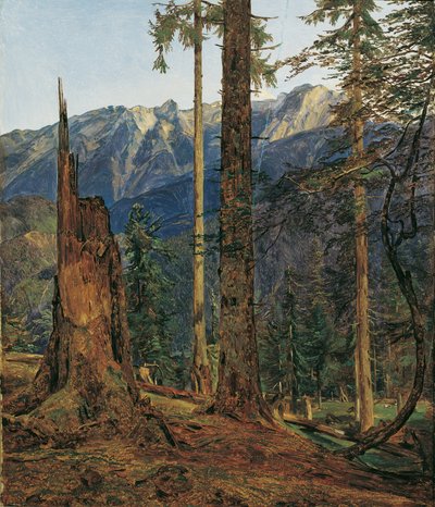 イシュル近くのヘレンゲビルゲ 作： Ferdinand Georg Waldmuller