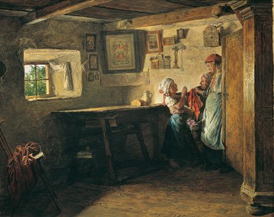 古い箱 作： Ferdinand Georg Waldmuller