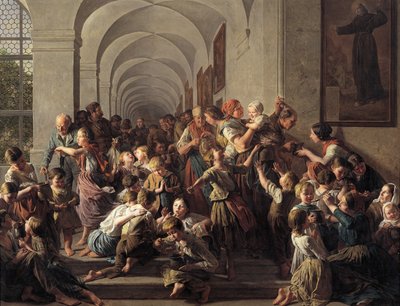 修道院のスープ 作： Ferdinand Georg Waldmuller