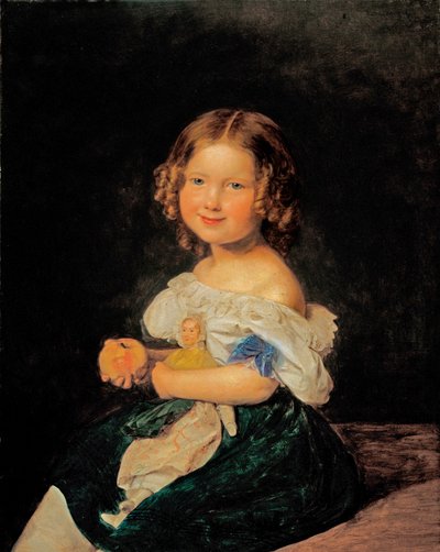 ヴェルナー夫妻の娘 作： Ferdinand Georg Waldmuller