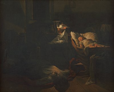 力尽きた 作： Ferdinand Georg Waldmuller
