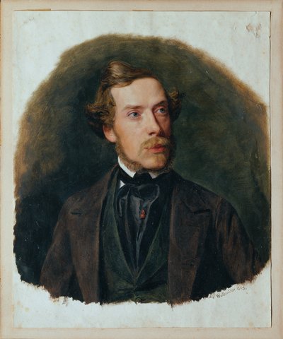 グスタフ・バルト、ウィーン男声合唱団の合唱指揮者 作： Ferdinand Georg Waldmuller