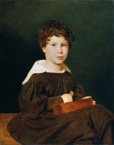 ハインリッヒ・ヴェルナー (1830 - 1861)、ヨハンとマグダレナ・ヴェルナーの息子 作： Ferdinand Georg Waldmuller