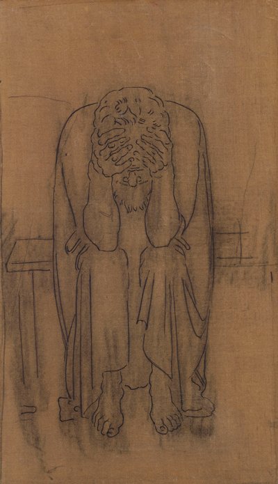 暗い天才;ダーク・ジーニアス、1891-2 作： Ferdinand Hodler
