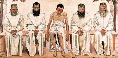 生活の疲労感 作： Ferdinand Hodler